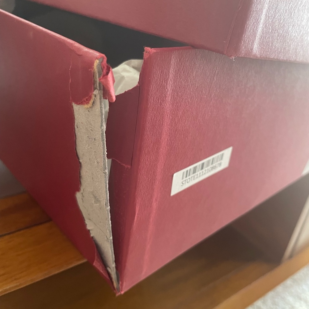 Salvatore Ferragamo Women's Antea Burgundy Leather Suede Knee High Boots size 9 - Picture 16 of 16